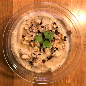 Velouté de panais aux noisettes