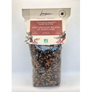 Duo lentilles beluga et lentillons