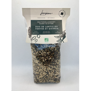 Duo lentilles vertes et quinoa