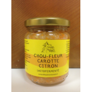 Chou-fleur carotte citron - lactofermenté