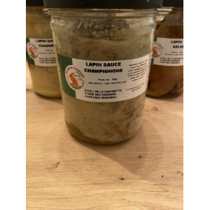Lapin sauce champignons