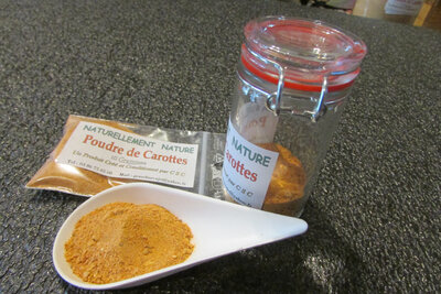 Poudre de carotte