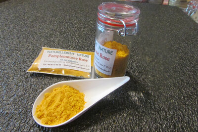 Poudre de pamplemousse