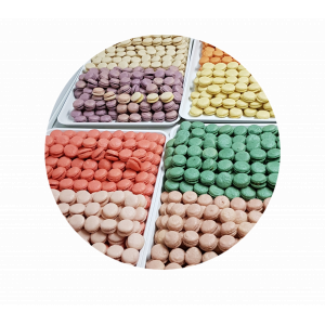 Macarons  coco  a la pièce