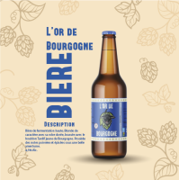 Bière blonde 'l'or de bourgogne' 33cl