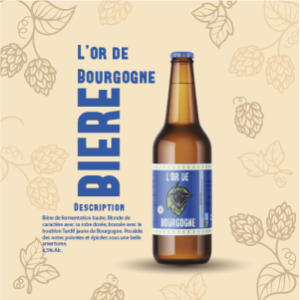 Bière blonde 'l'or de bourgogne' 33cl