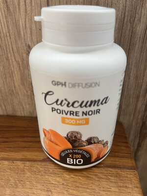 Curcuma poivre noir 200 gélules