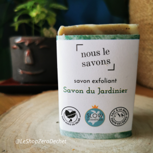 Savon bio et exfoliant du jardinier