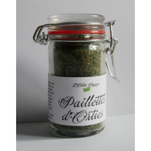 Orties en paillettes pot à épice 1 consigne