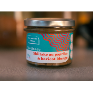 Tartinade de shiitake, haricot mungo &paprika