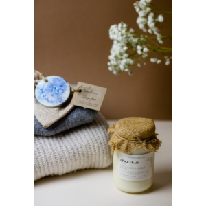 Bougie parfumée linge frais - grande