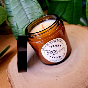 Bougie “citron meringué” cire tournesol