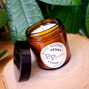 Bougie “coquelicot” cire tournesol