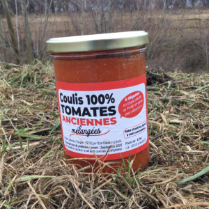 Coulis 100% tomates anciennes - mélangées