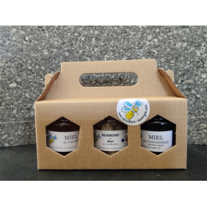 Assortiment 2 miels, bonbons