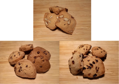 Croquet mixte amande-chocolat-noisette-raisin