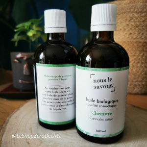 Huile de chanvre bio – 100 ml