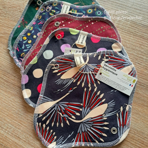 Serviette hygiénique lavable – flux moyen