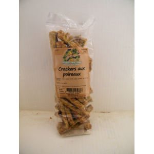 Crackers aux poireaux