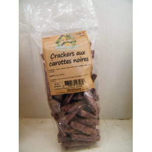 Crackers aux carottes noires