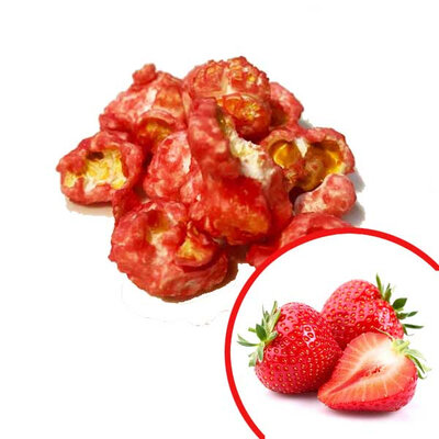 Pop-corn « arôme naturel de fraise »