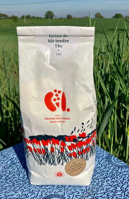 Farine de blé tendre t80 - 1kg