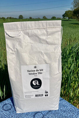 Farine de blé tendre t80 - 5kg