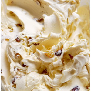 Crème glacée rhum-raisin