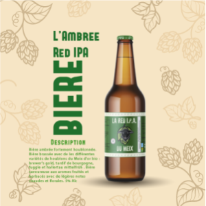 Bière ambrée red ipa 'la multimeix' 33cl