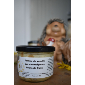 Mousse de volaille aux champignons bruns