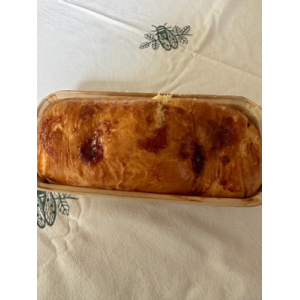 Brioche confiture fraises et canneberges