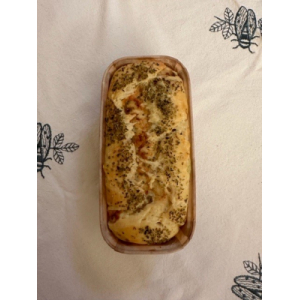 Brioche salée chèvre miel et origan