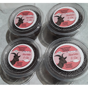 4 crèmes dessert chocolat au lait de chèvre
