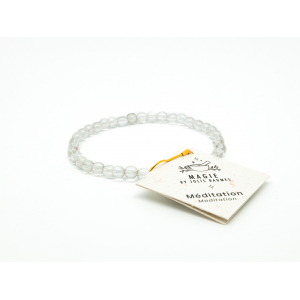 Bracelet méditation cristal de roche