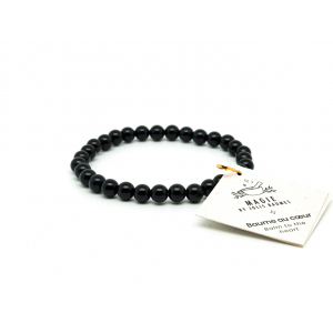 Bracelet baume au cœur onyx