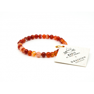 Bracelet décision cornaline