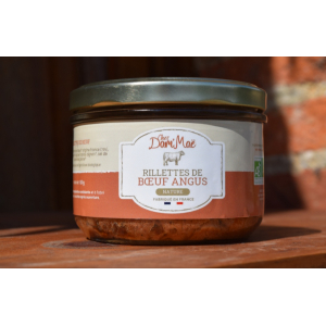Rillettes de boeuf angus bio nature