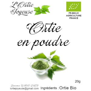 Poudre d'ortie trés fine