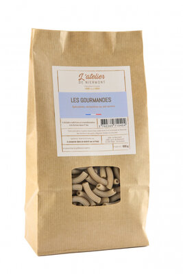 Les gourmandes blanches 500g (macaronis)