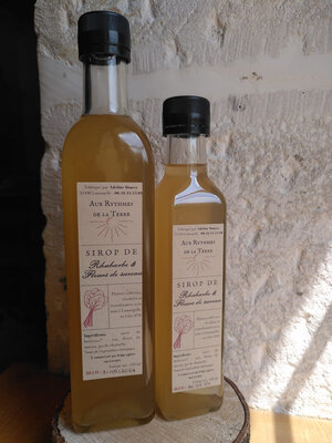 Sirop de rhubarbe et fleurs de sureau 250ml