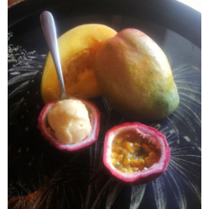 Glace yaourt mangue-passion
