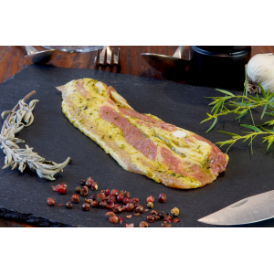 Poitrine bio tranchée marinée (thym citron)