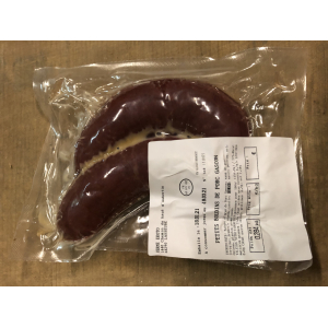 Boudin de porc noir gascon en boyau