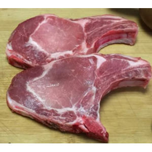 Cotes échine (3) de porc noir gascon