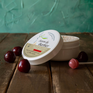 Savon de rasage au lait d'ânesse cerise 200g