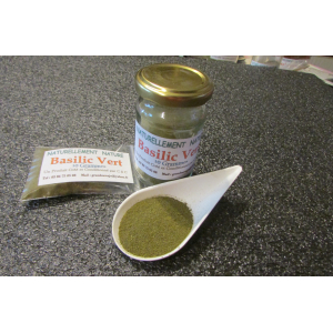 Poudre de basilic vert