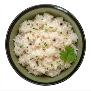 Riz gluant