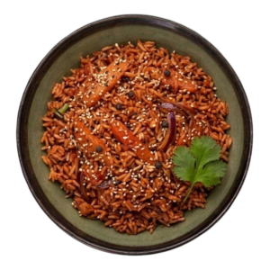 Riz jasmin du cambodge sauté à la tomate