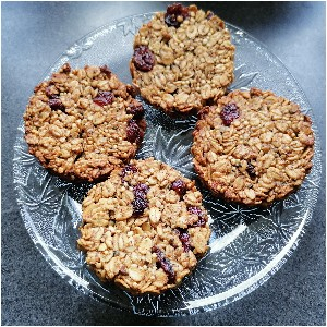 Cookie graines/céréales et cranberries
