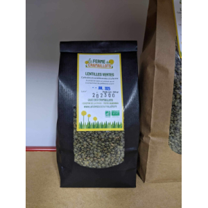 Lentilles vertes bio 500g